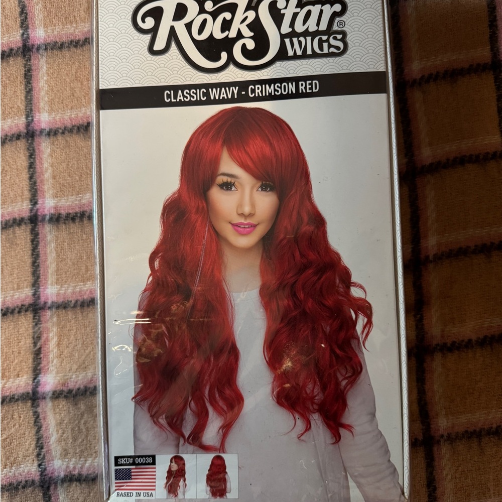 Rockstar Classic Wavy Wig - Crimson Red